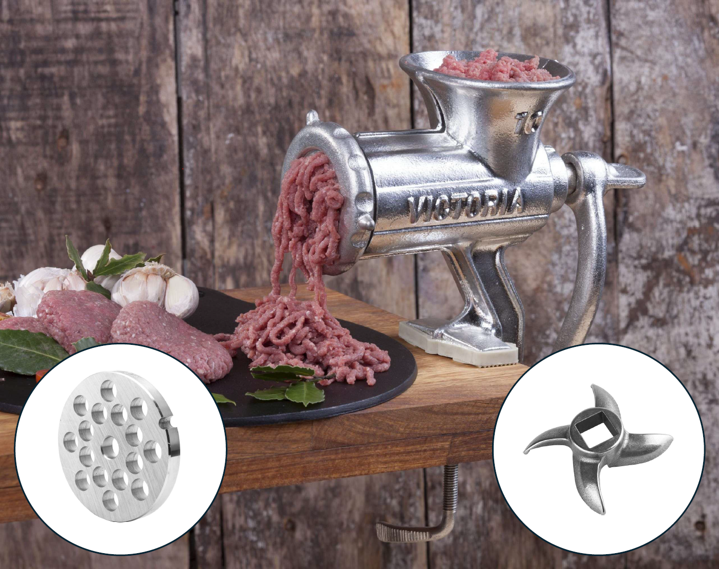 Meat Chopper Plate & Blade