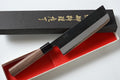 Muneishi Japanese Black Nakiri knife – product view