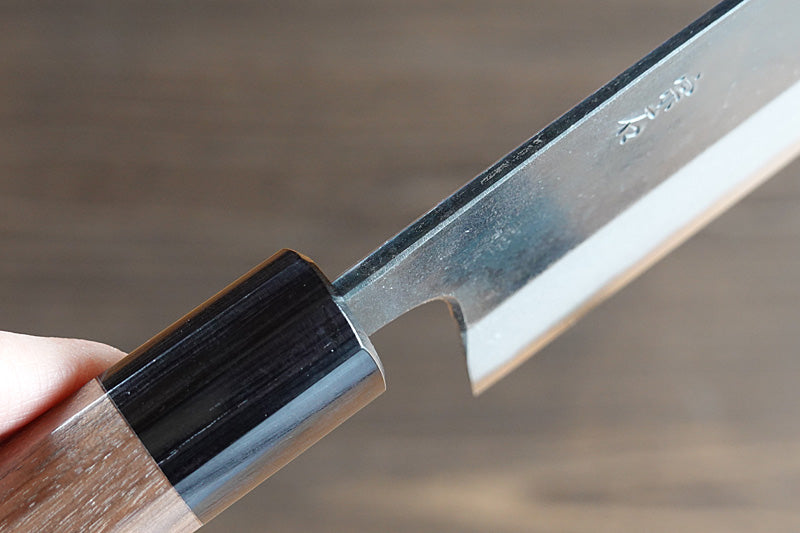 Muneishi Japanese Black Nakiri knife – detail view 4