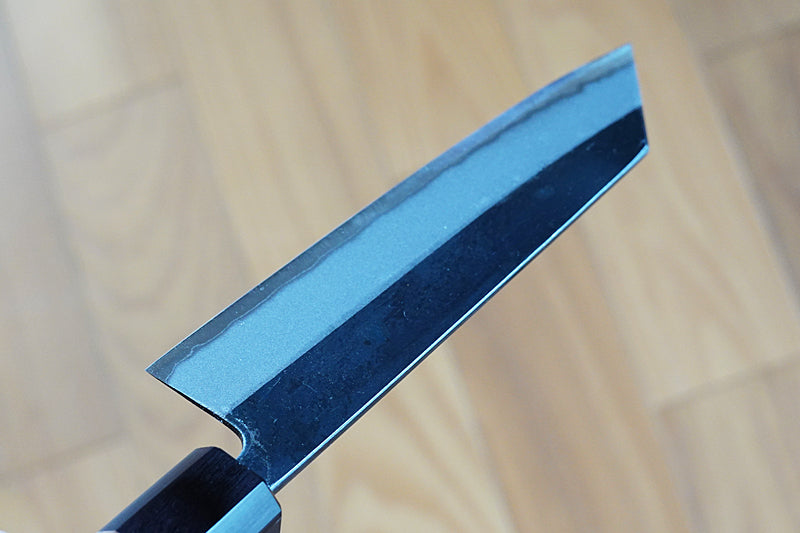 Muneishi Japanese Black Bunka knife – detail view 3