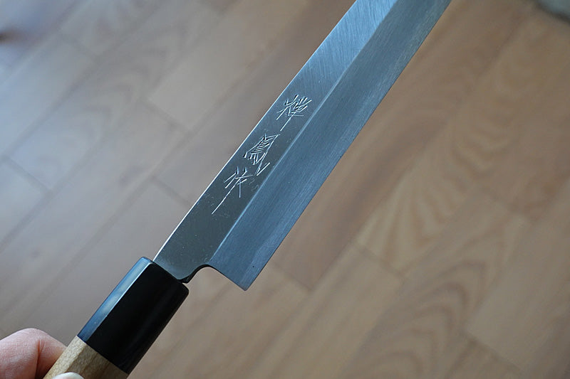 Zenpou Japanese Yanagiba knife – detail view 3