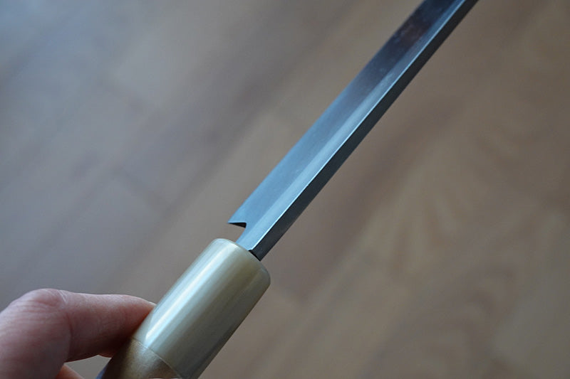 Zenpou Japanese Yanagiba knife – detail view 4