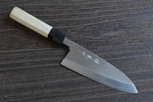 Zenpou Japanese Deba knife – detail view 2
