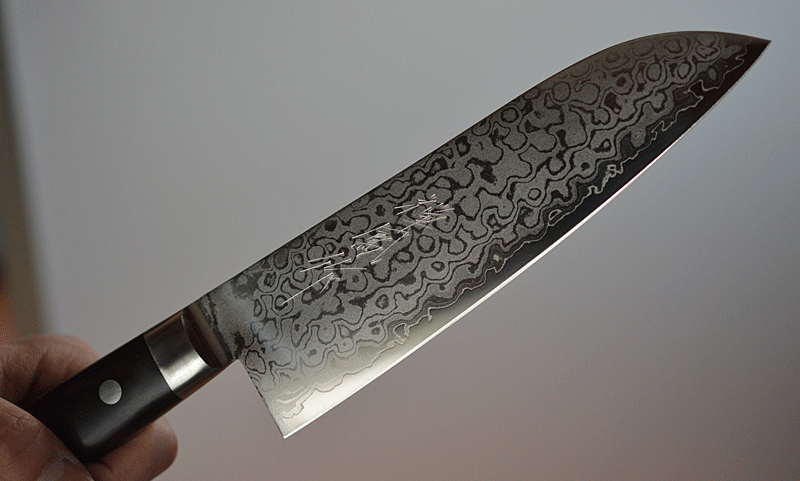 Zenpou Japanese Santoku knife – detail view 5