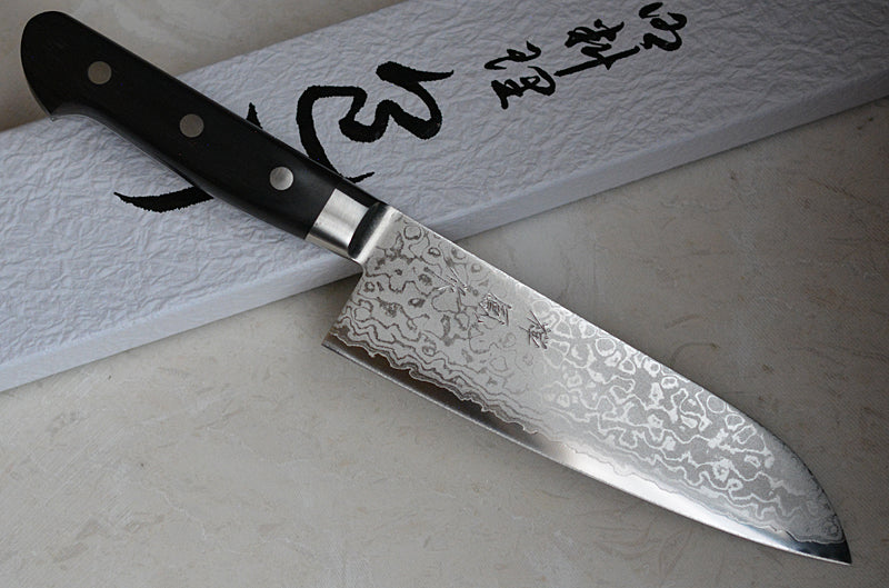 Zenpou Japanese Santoku knife – detail view 2